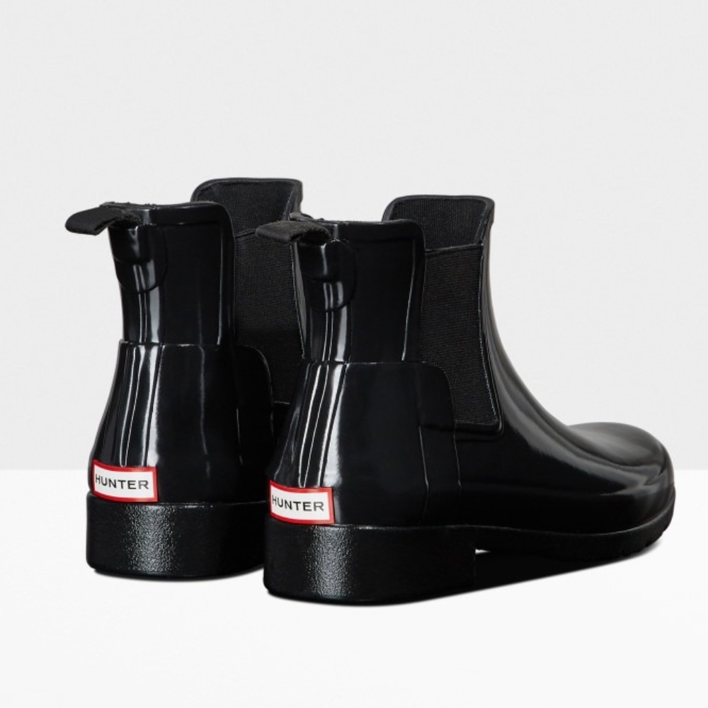 HUNTER Chelsea Boot: Black 8